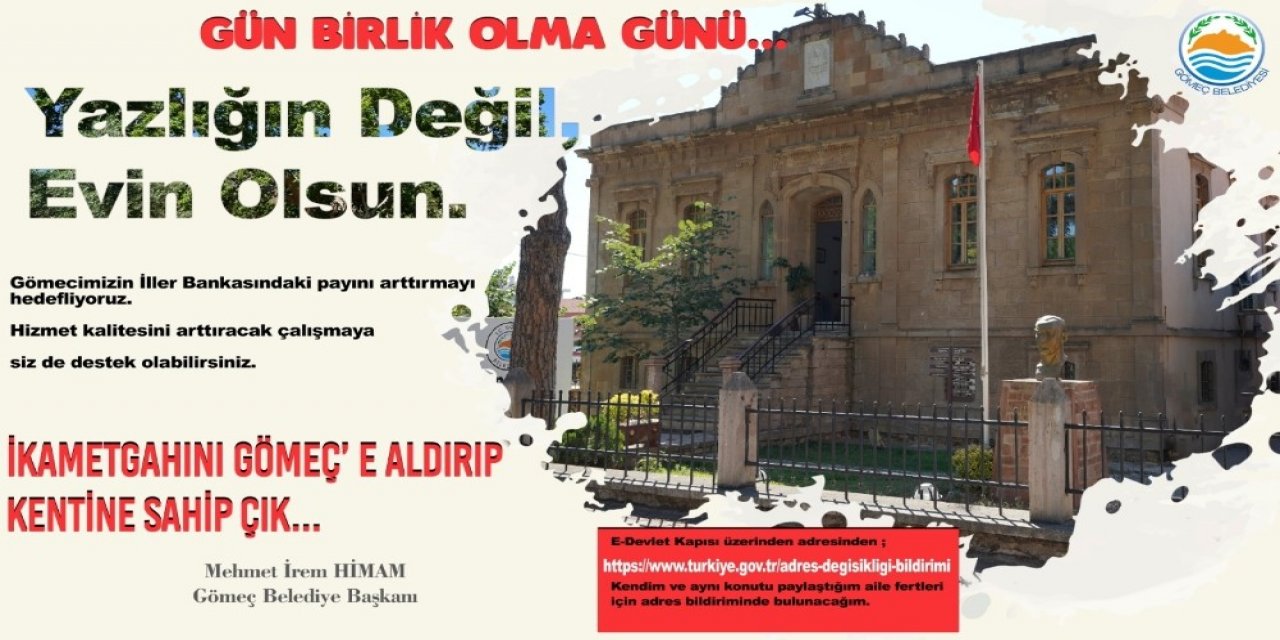 Göç Alan Gömeç’te Başkan Himam’dan “ikametgâh” Çağrısı