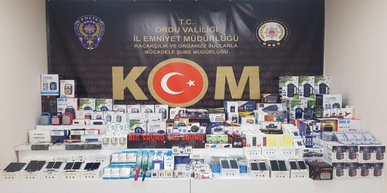 Ordu’da 1,7 Milyonluk Kaçakçılık Operasyonu