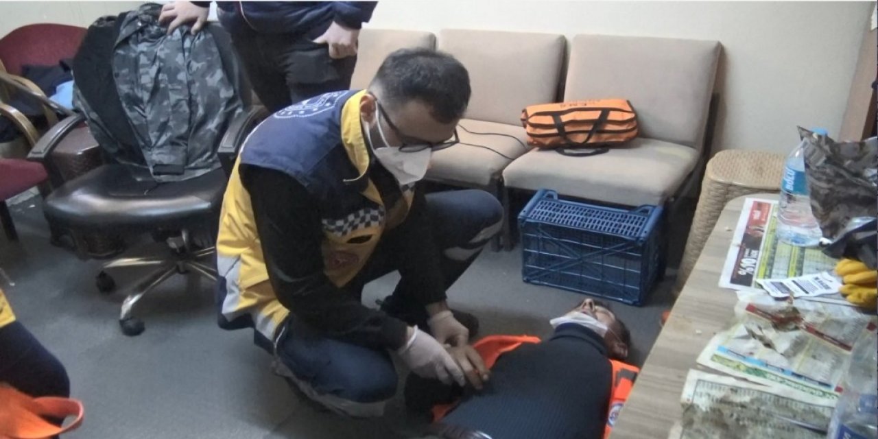 Fenalaşan İşçi İçin Ekipler Seferber Oldu