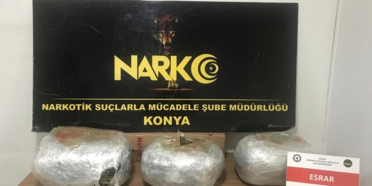Konya’da Uyuşturucu Operasyonu