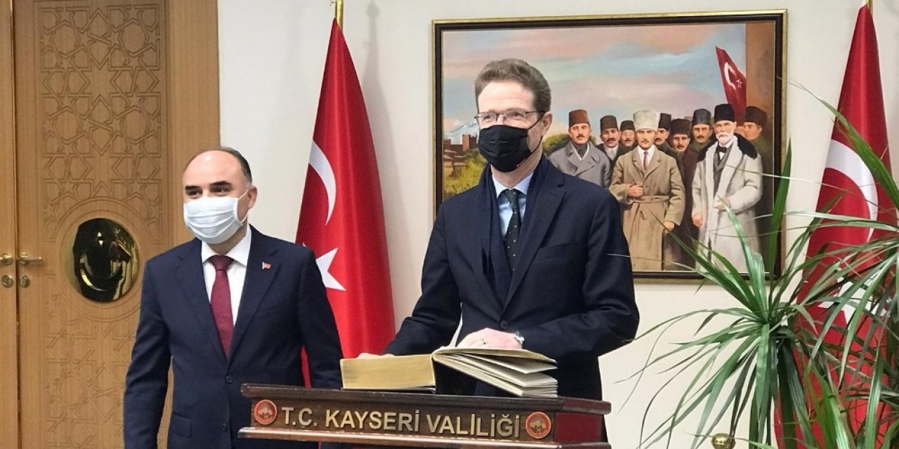 Ab Türkiye Delegasyonu Başkanı Büyükelçi Landrut Kayseri’de