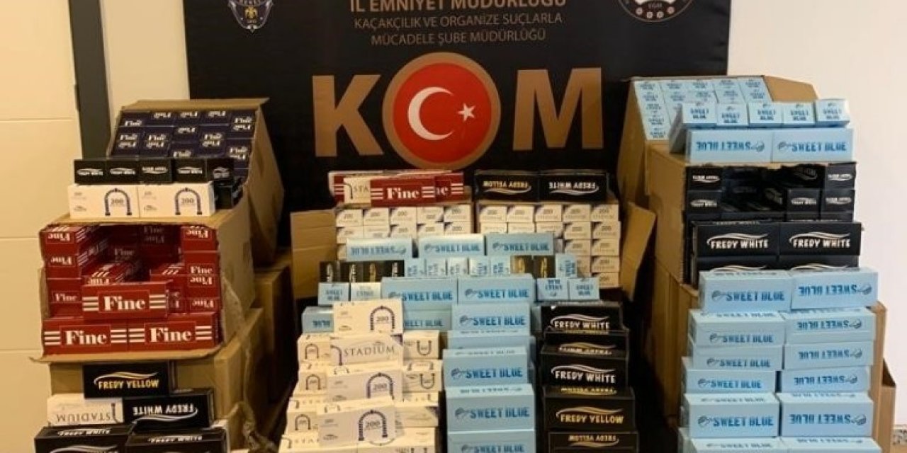 Yolcu Otobüsünden 300 Bin Adet Kaçak Makaron Çıktı