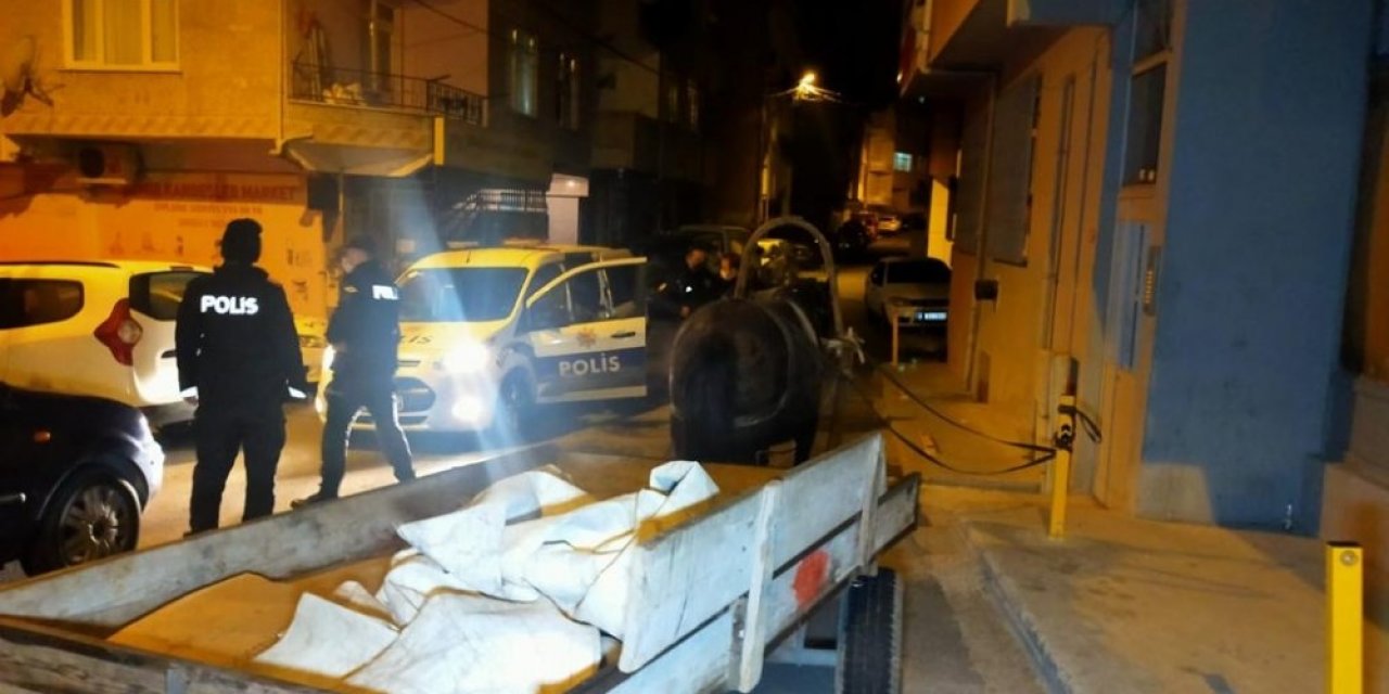 İ̇nşaat Malzemeleri Çalan At Arabalı 3 Kadın Hırsız Yakalandı