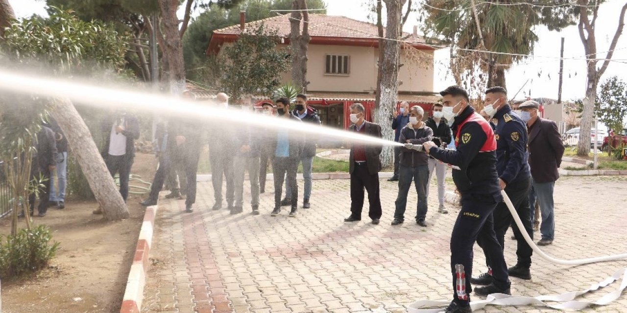 Aydın İtfaiyesi Yangın Söndürme Tankeri Eğitimi Verdi