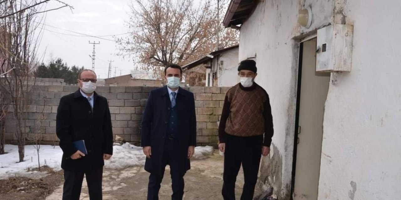Kaymakam Çelik, Şehit Ailesini Ve Yaşlıları Ziyaret Etti