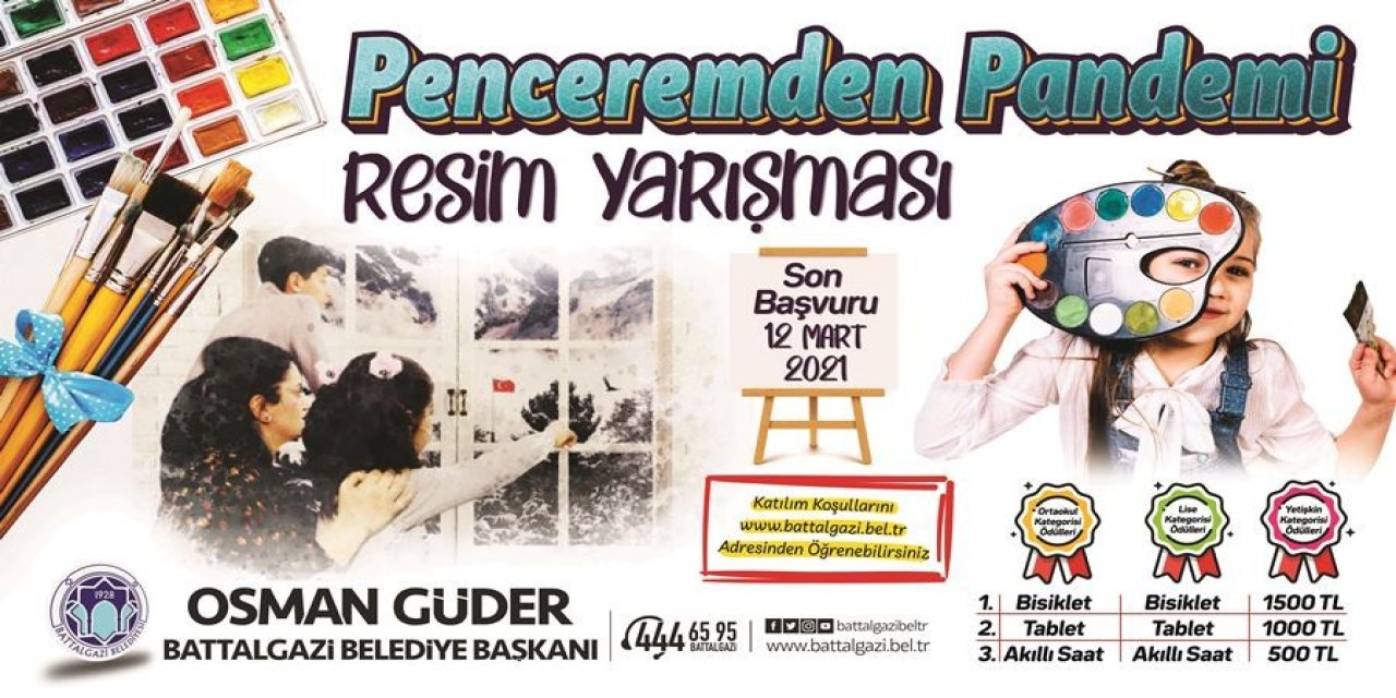 Battalgazi Belediyesi’nden Ödüllü Resim Yarışması