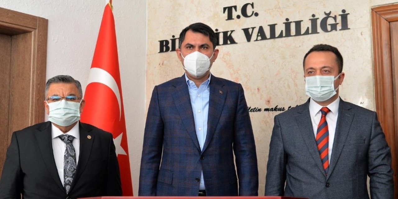 Çevre Ve Şehircilik Bakanı Murat Kurum Bilecik’e Geldi