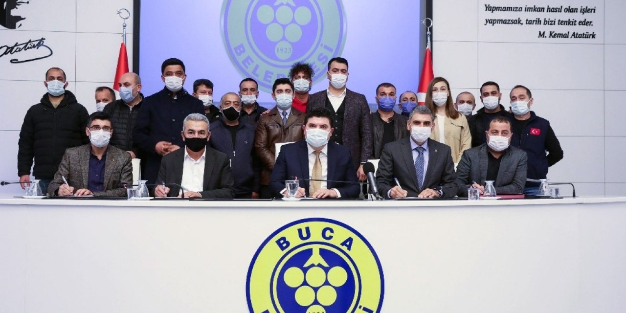 Buca Belediyesinde Ti̇s İmzaları Atıldı