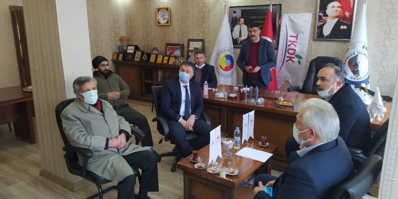 Tkdk Pasinler Esnafına Desteklemeler Hakkında Bilgi Verdi