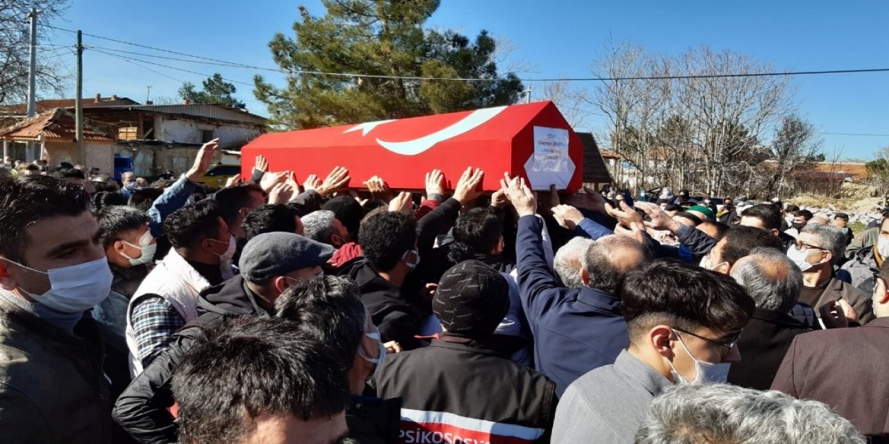 Afyonkarahisar, El Bab Şehidini Gözyaşlarıyla Uğurladı