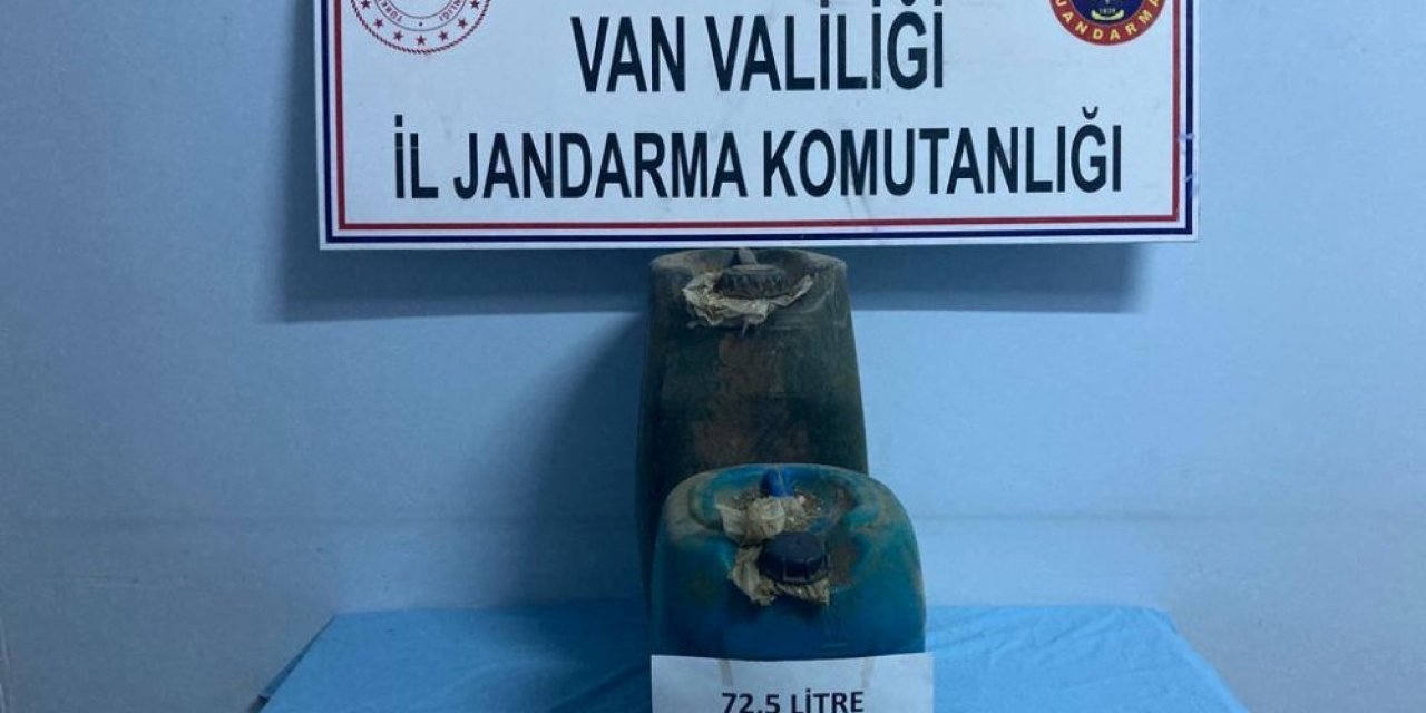 Başkale’de 72,5 Litre Asit Anhidrit Ele Geçirildi