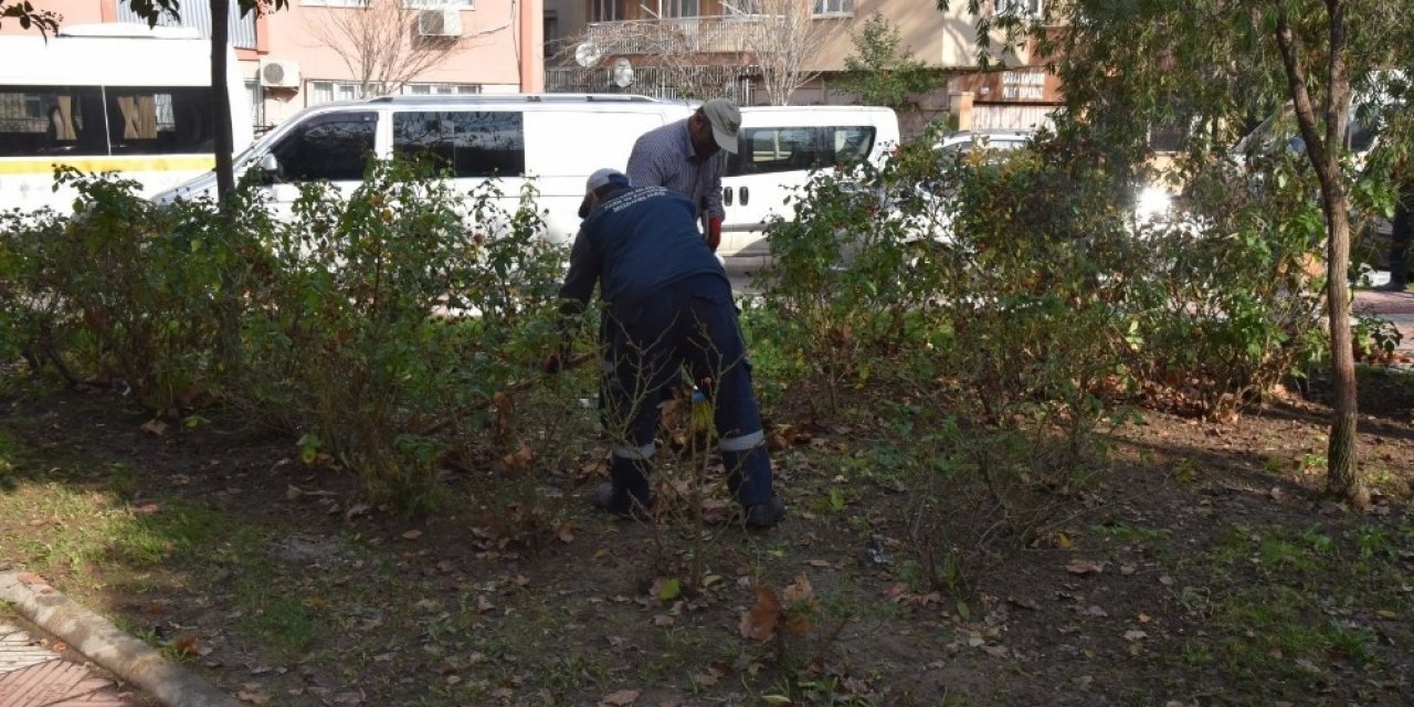 Yunusemre’de Parkların Bakımı Yapılıyor