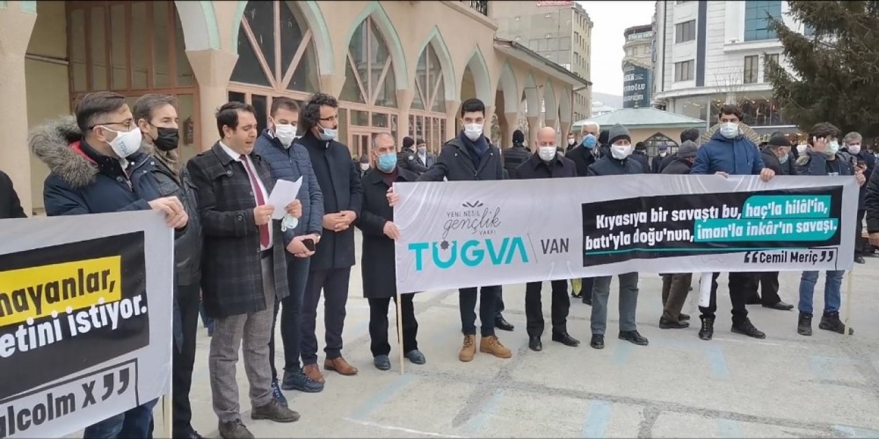 Tügva Van İ̇l Temsilciliğinden Boğaziçi Tepkisi