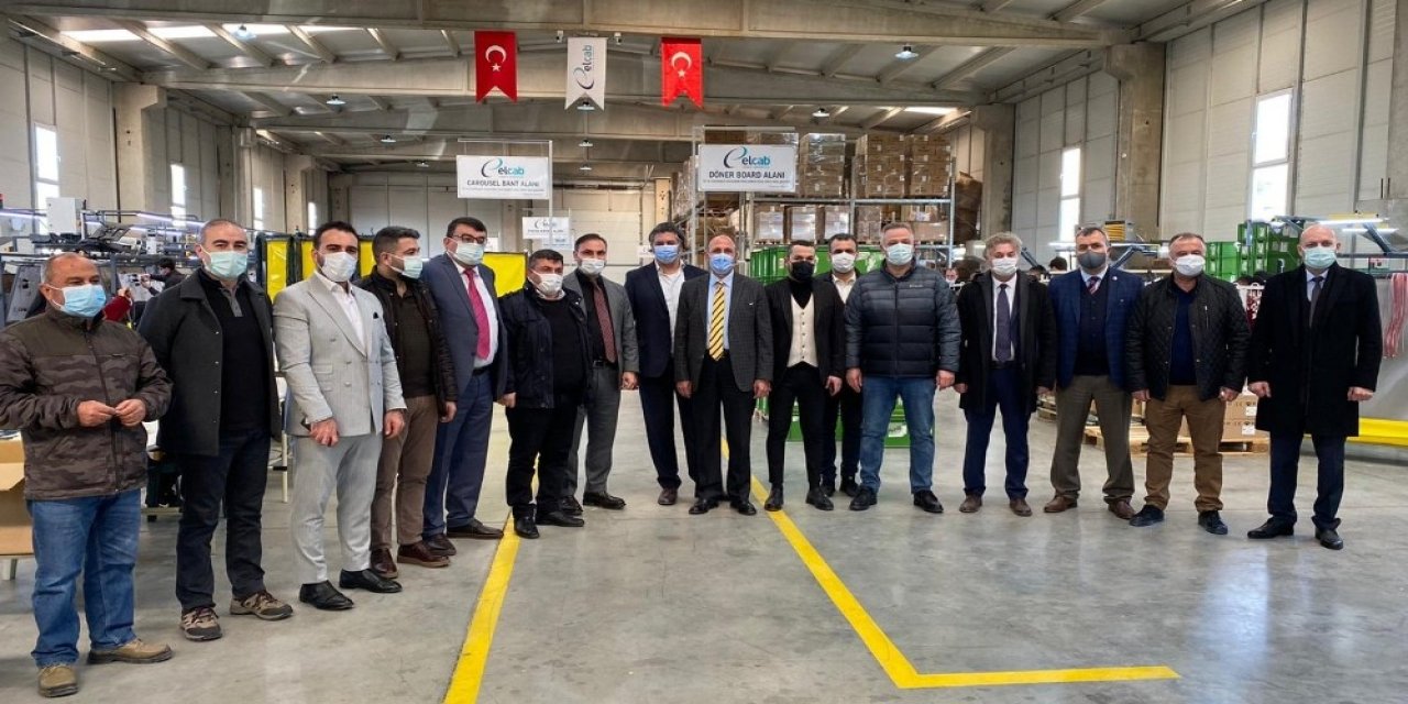 Çaycuma ’yı 20 İş İnsanı Ziyarette Bulundu