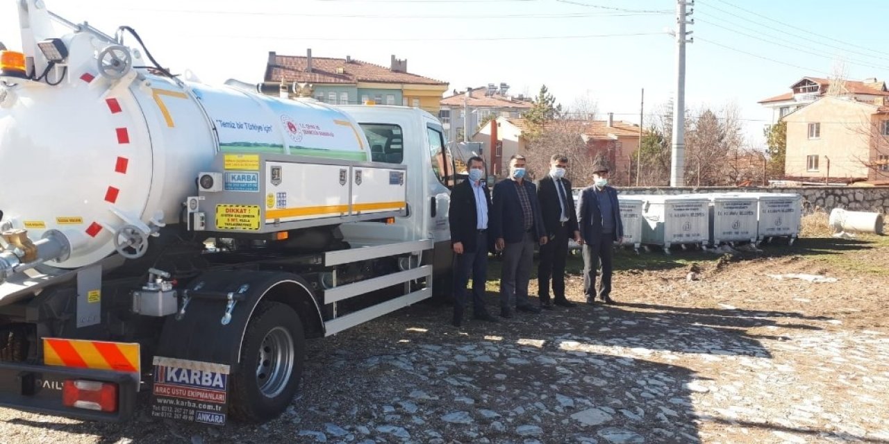 Aslanapa Belediyesi’ne Yeni Hibe Vidanjör Aracı
