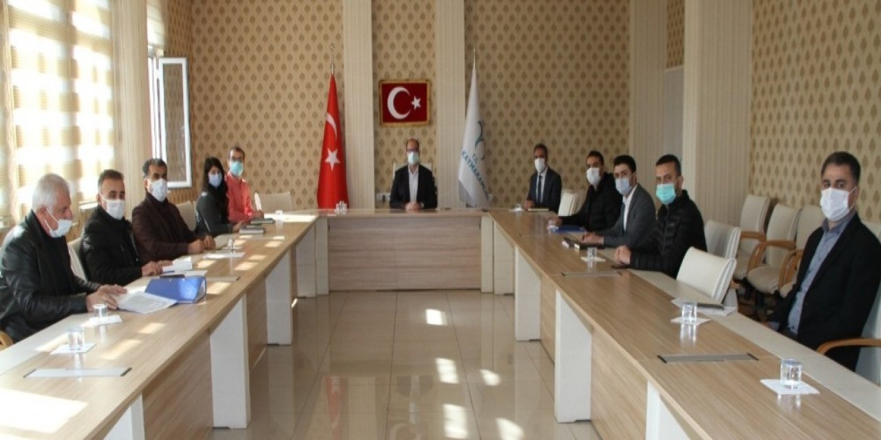 Bismil Kaymakamı Türkmen, Birim Müdürleri İle Bir Araya Geldi