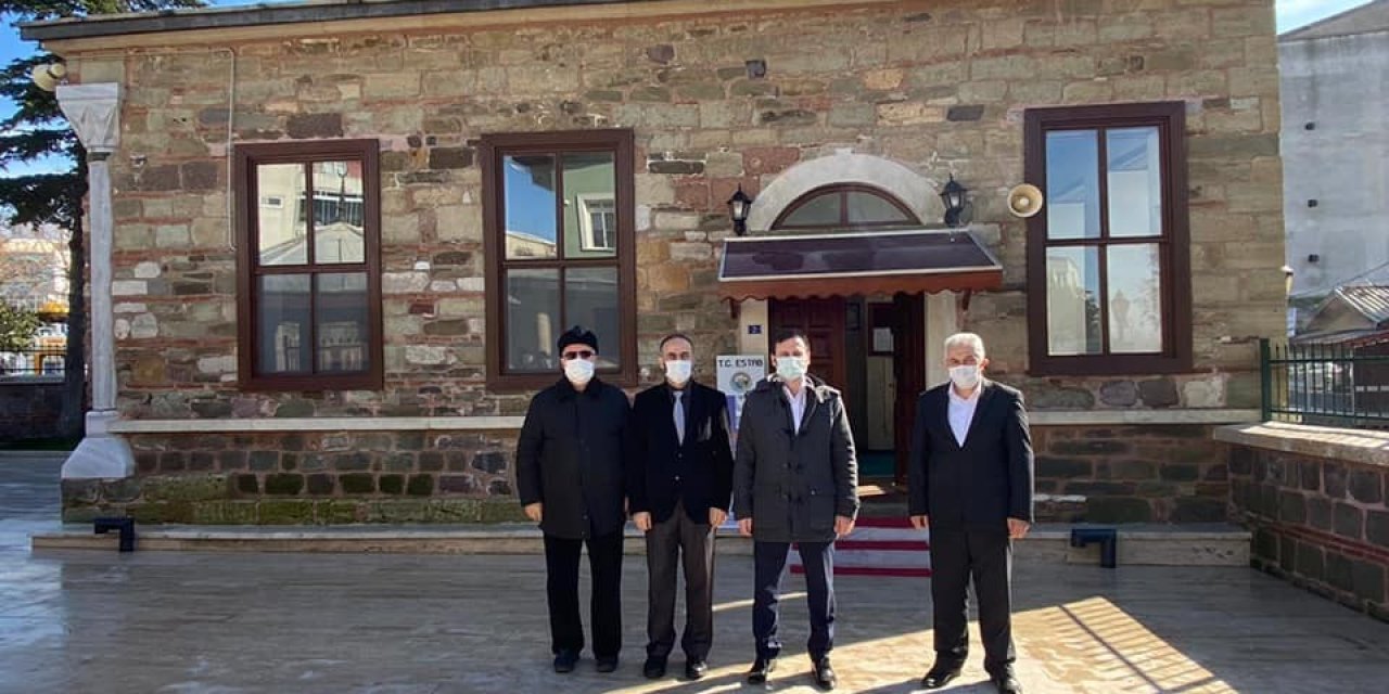 Restorasyonu Tamamlanan Tarihi Alacamustafapaşa Camii İbadete Açıldı