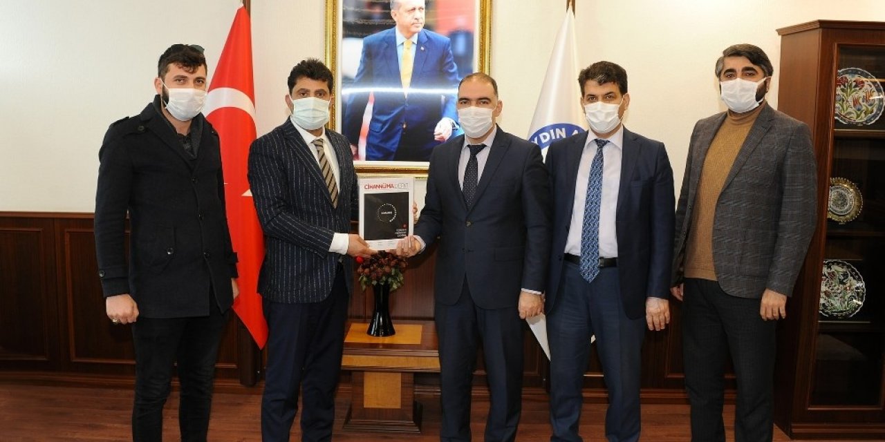 Cihannüma Dayanışma Ve İ̇şbirliği Derneği Adü Rektörü Aldemir’i Ziyaret Etti