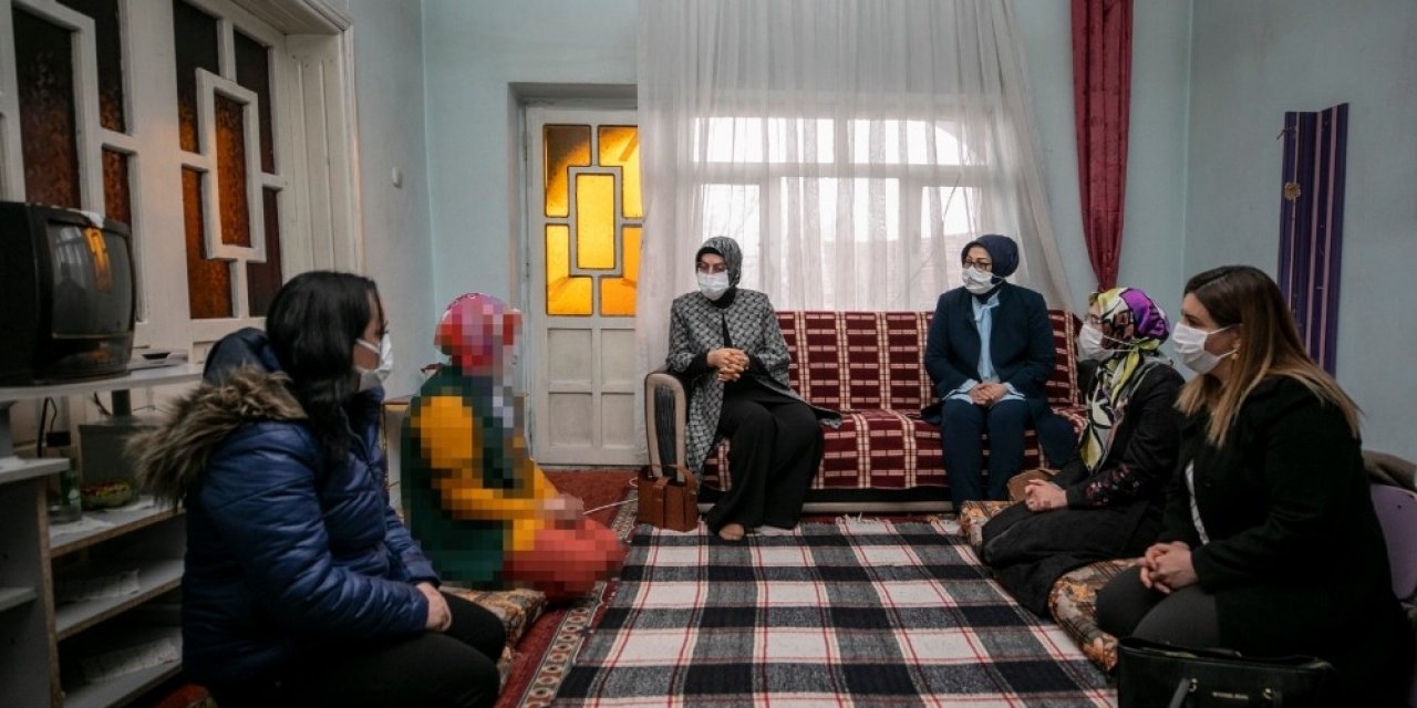 Vali Eşi Bilmez’den Koruma Altındaki Ailelere Ziyaret