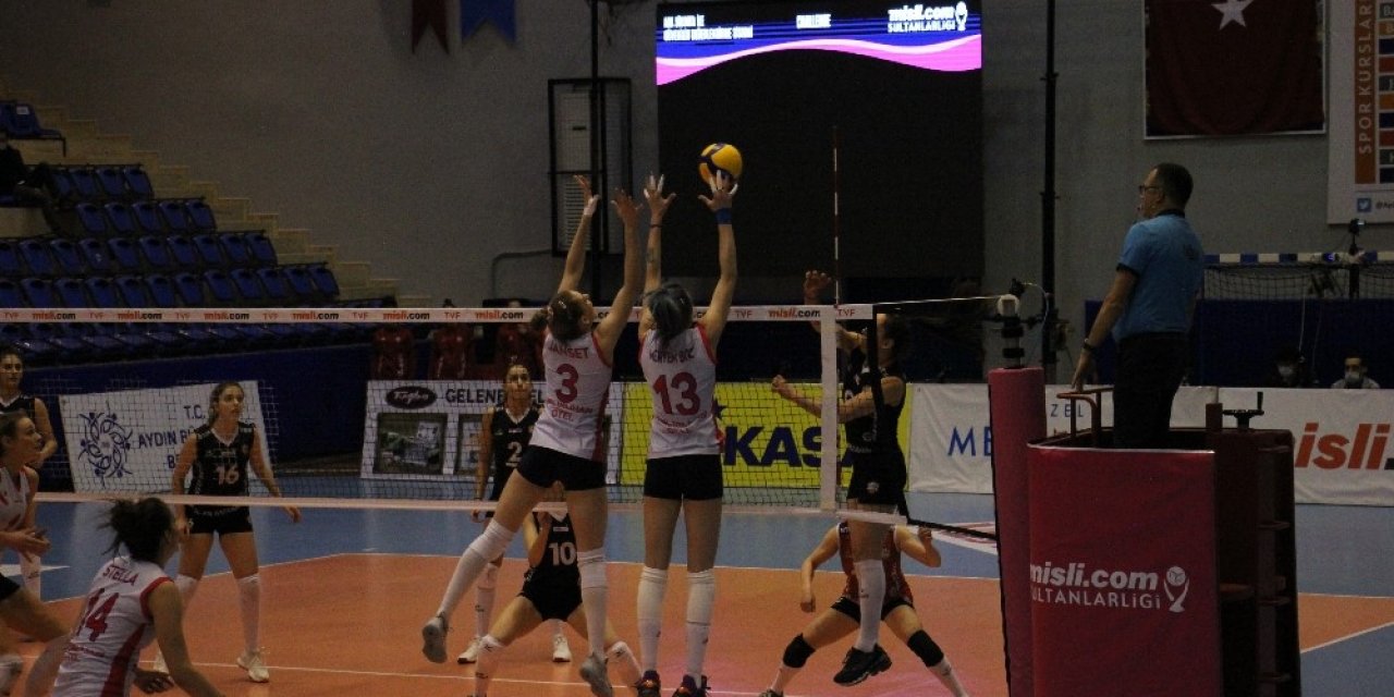 Sultanlar Ligi: Aydın Büyükşehir Belediyespor: 3 - Çan Gençlik Kalespor: 1