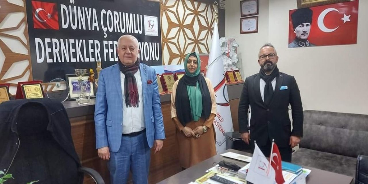 Dünya Çorumlu Dernekler Federasyonunda Görev Değişikliği