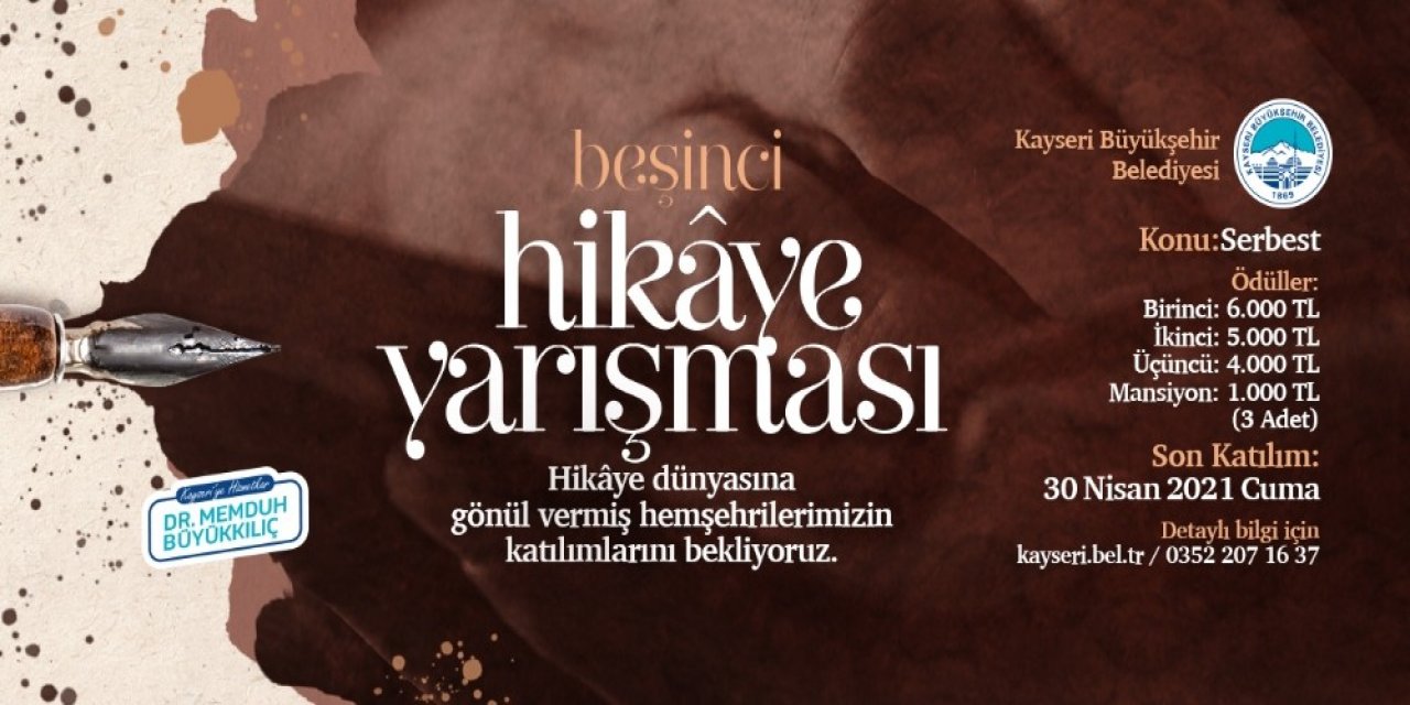 Okur-yazar Dostu Büyükşehir’den 5. Hikâye Yarışması
