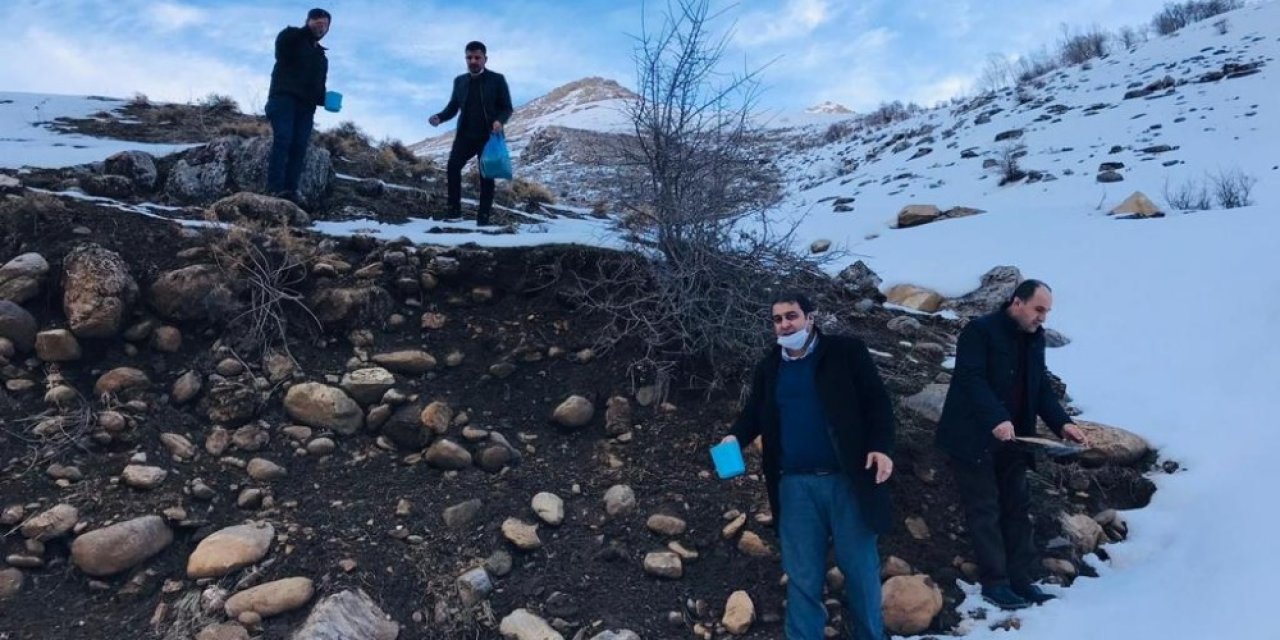 Ak Parti Heyetinden Yaban Hayatı İçin Doğaya Yem