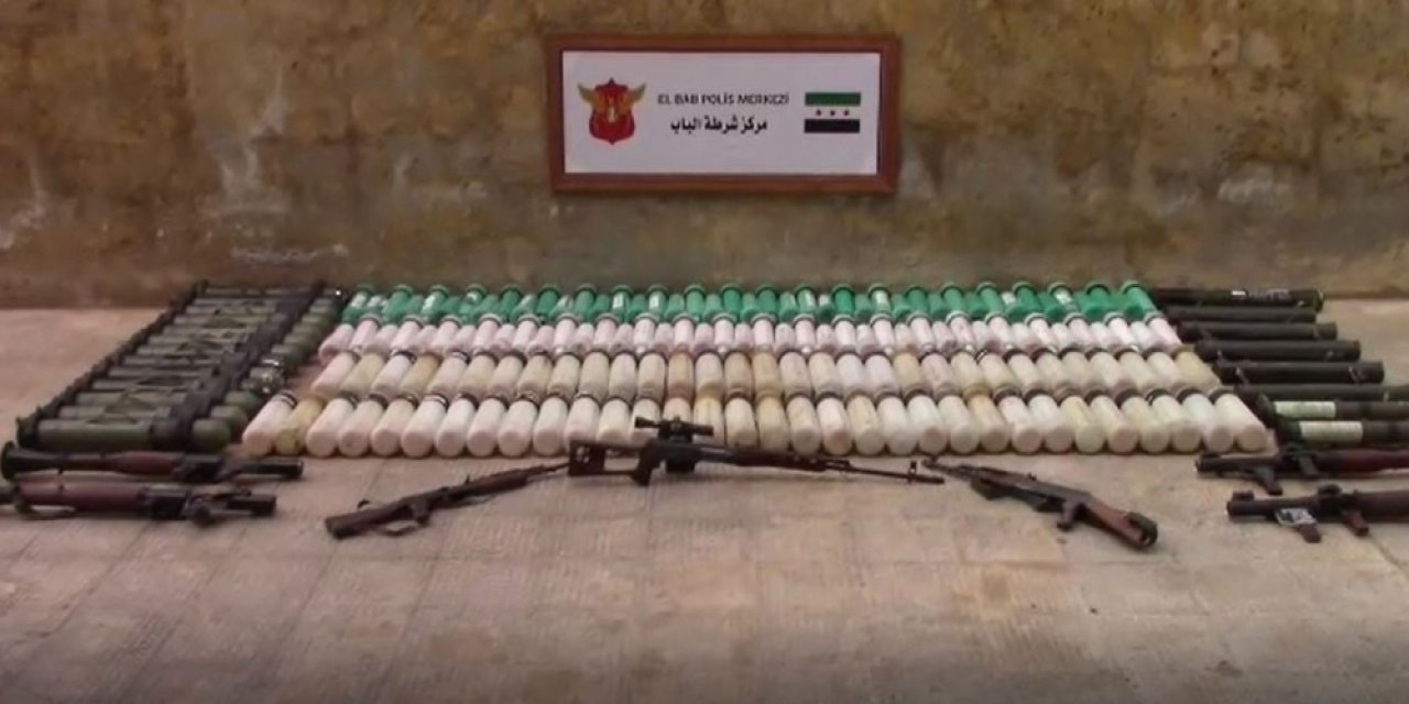 El Bab’ta Yüklü Miktarda Mühimmat Ele Geçirildi