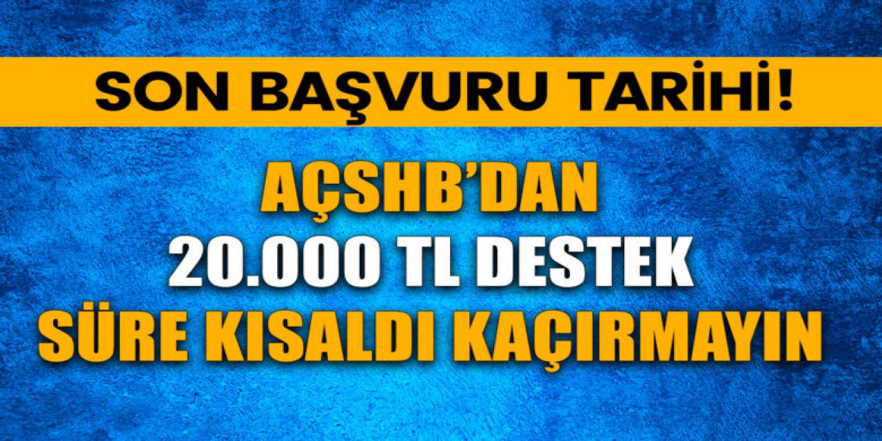 Devletten müjde..! Emekliye 20.000 TL maddi destek! İşte son başvuru tarihi