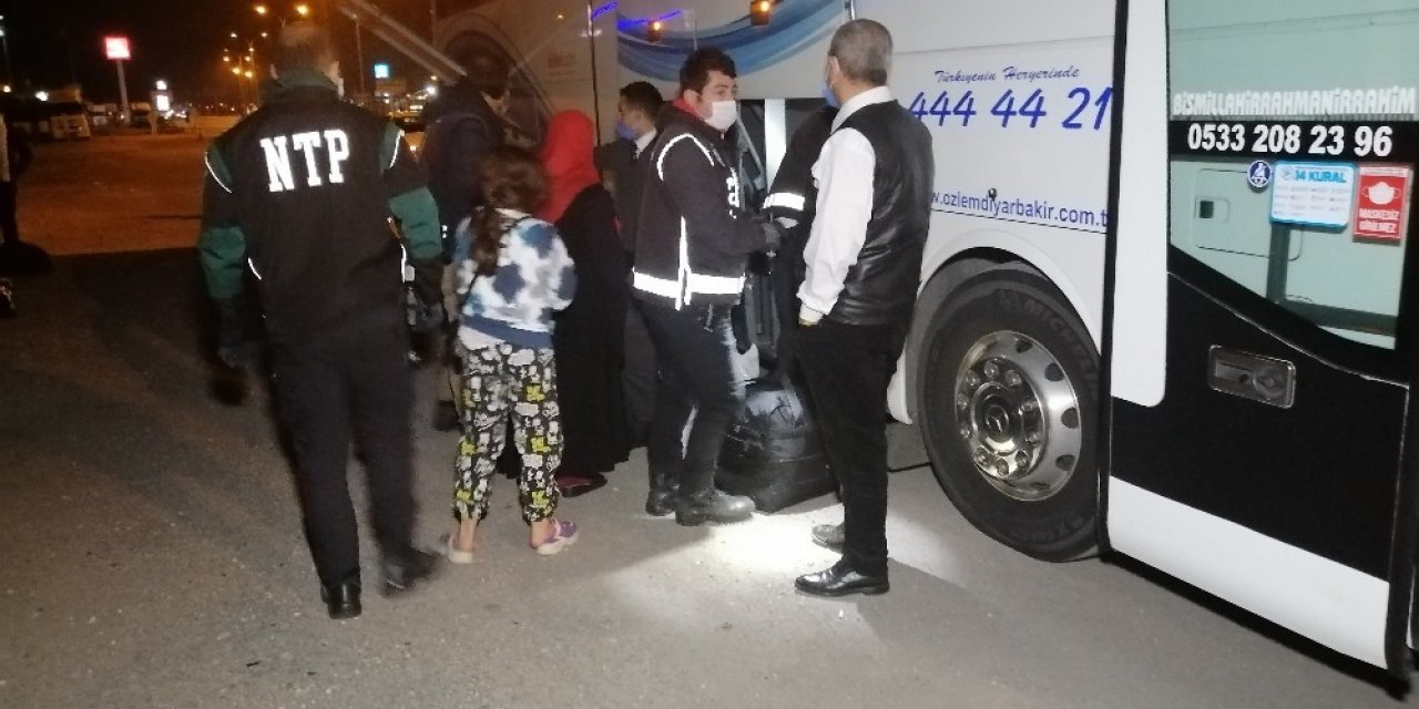Aksaray’da Yolcu Otobüsünde Şüpheli Paket Alarmı