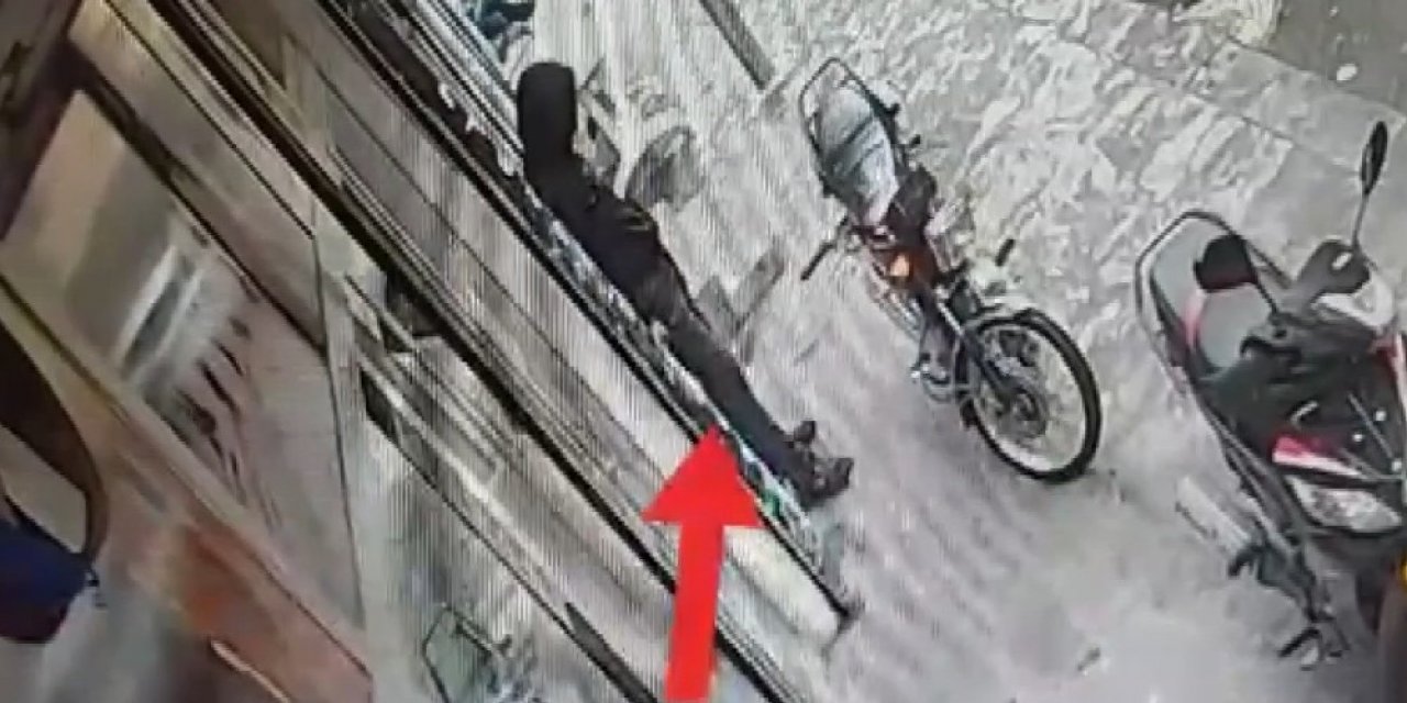 Saniyeler İçinde Motosiklet Çaldı