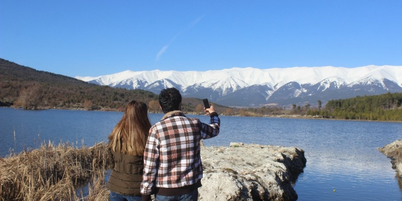 Bu Manzarayı İzlemek İçin Şehir Dışından Geldiler