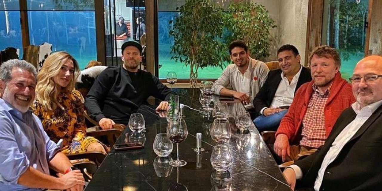 Jason Statham Ve Ali Şafak Öztürk Akşam Yemeğinde Buluştu