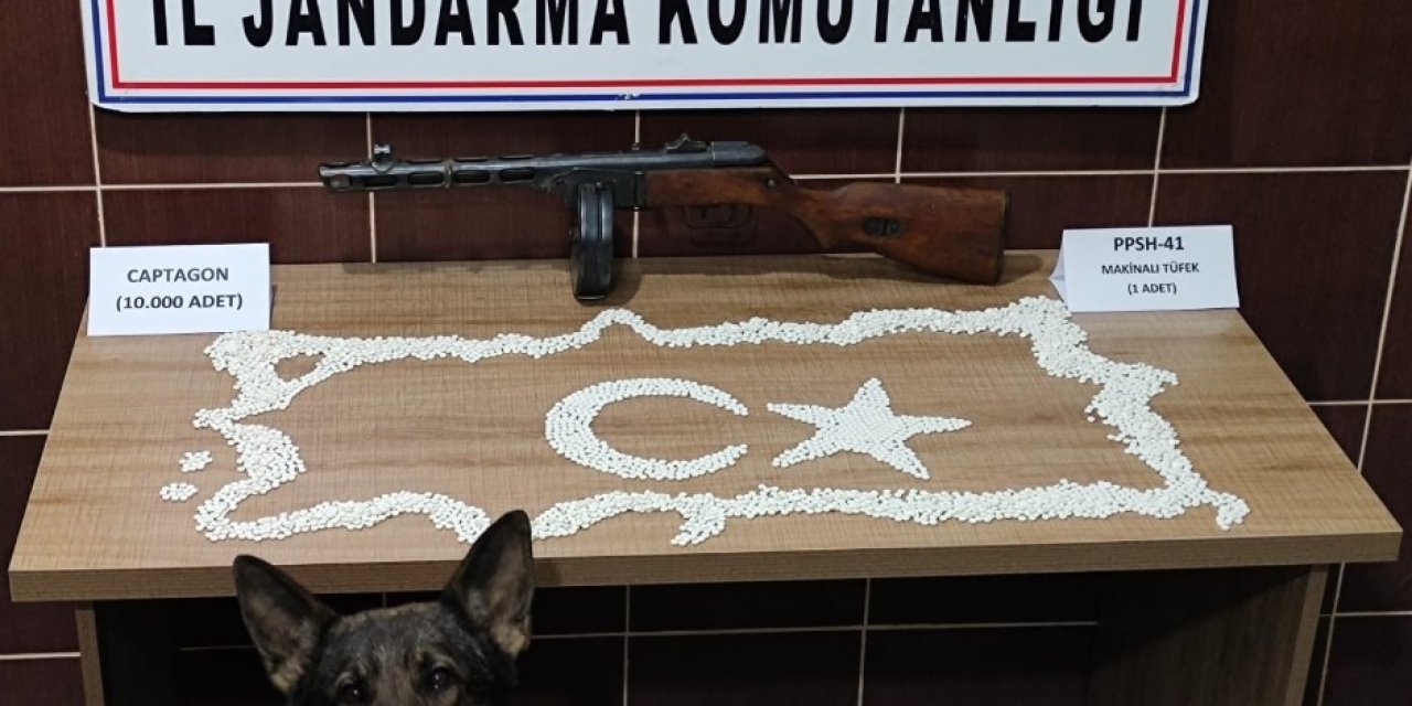 Suriye Sınırında 10 Bin Adet Uyuşturucu Hap Ele Geçirildi