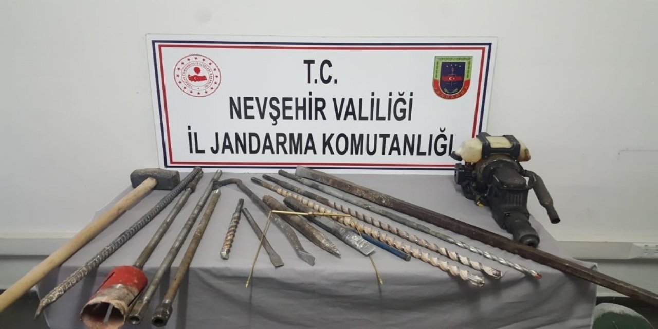 Gülşehir’de Define Avcısı 2 Kişi Yakalandı