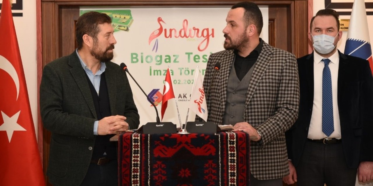 Sındırgı Biogaz Tesisi İçin İmzalar Atıldı