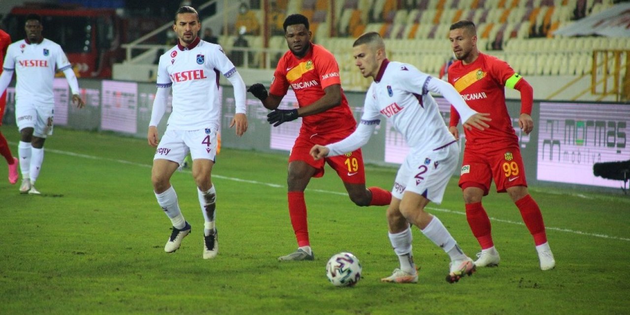 Süper Lig: Yeni Malatyaspor: 0 - Trabzonspor: 0 (i̇lk Yarı)