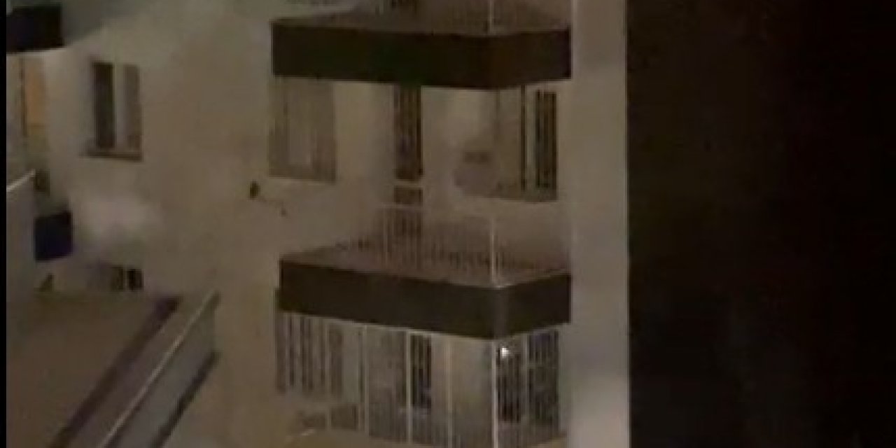 5. Kattan Örümcek Gibi Aşağı İnen Zanlı Yakalanmaktan Kurtulamadı