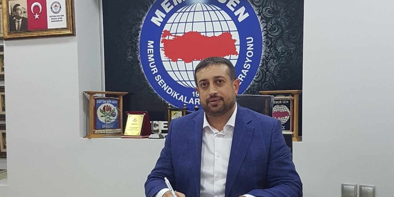 Düzce Memur-sen Başkanı Çelebi "açlık Sınırı 2 Bin 639 Lira Oldu"