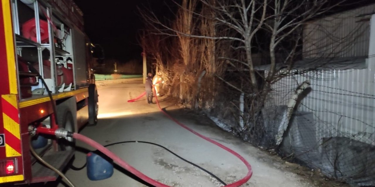 Plastik Enjeksiyon Kalıbı Fabrikasında Yangın