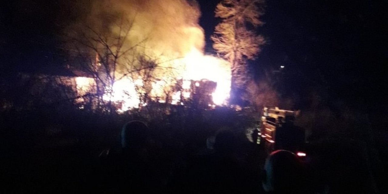 Ordu’da Korkutan Ev Yangını