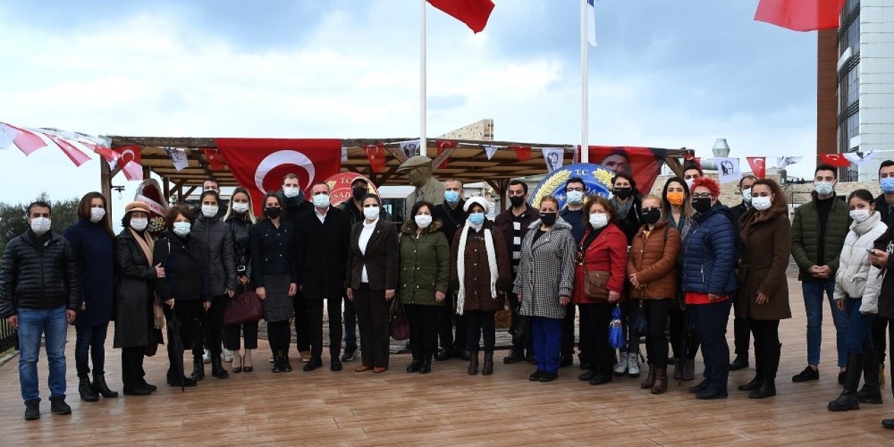 Atatürk’ün Kuşadası’na Gelişinin 97. Yıldönümü Kutlandı