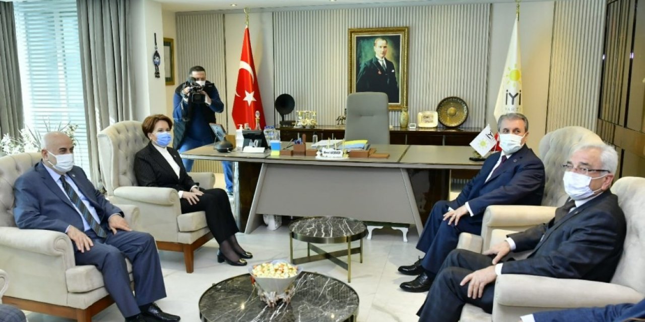 Destici’den Akşener’e ’yeni Anayasa’ Ziyareti