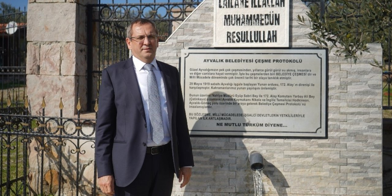 Ayvalık’ta Yıllarca Kullanılamayan Tarihi Çeşmeler Suya Kavuştu
