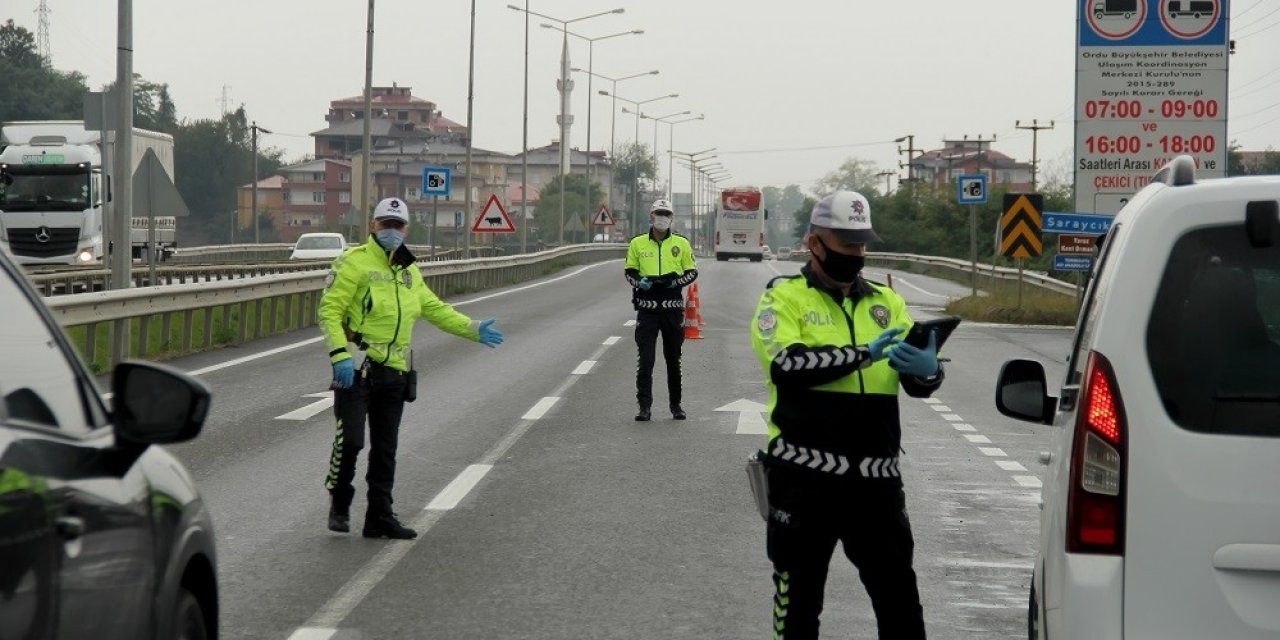 Ordu’da Bir Haftada 111 Araç Trafikten Men Edildi