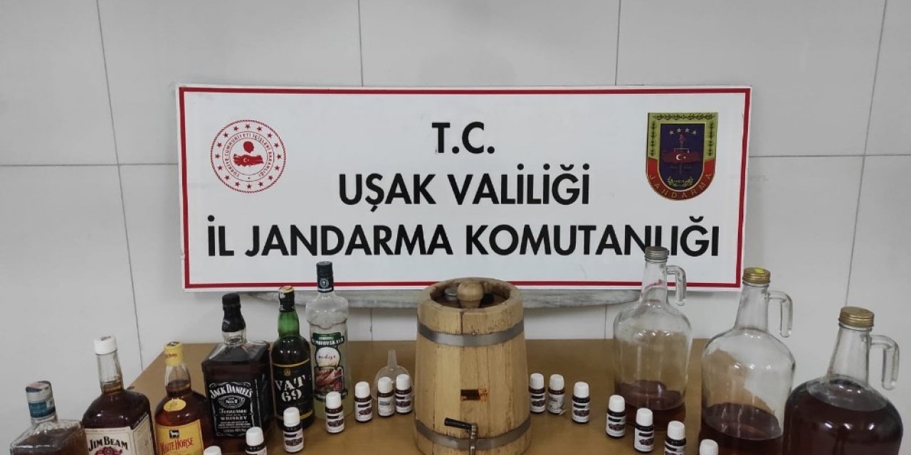 Uşak’ta 15 Litre Kaçak Alkol Ele Geçirildi