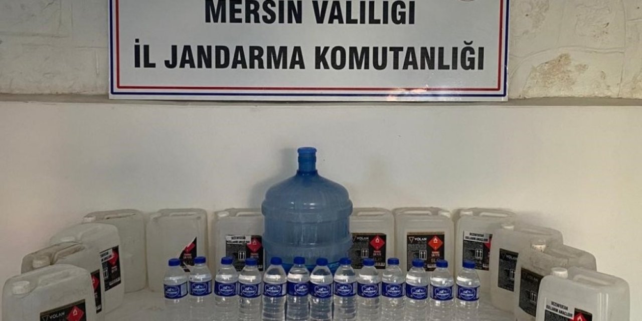 Anamur’da Kaçak İçki Operasyonu