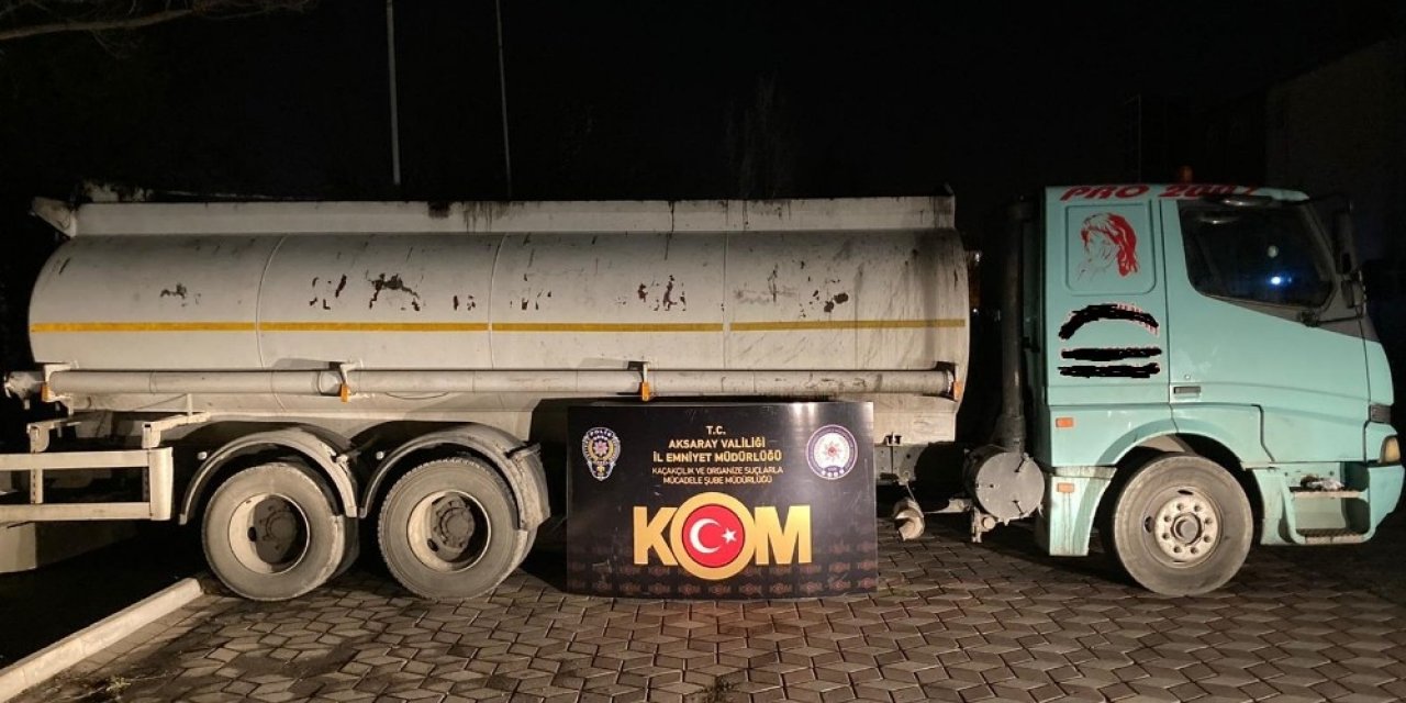 Aksaray’da 10 Ton 860 Kilo Kaçak Yağ Ele Geçirildi