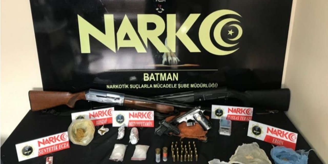 Batman’da Uyuşturucu Operasyonu: 5 Gözaltı