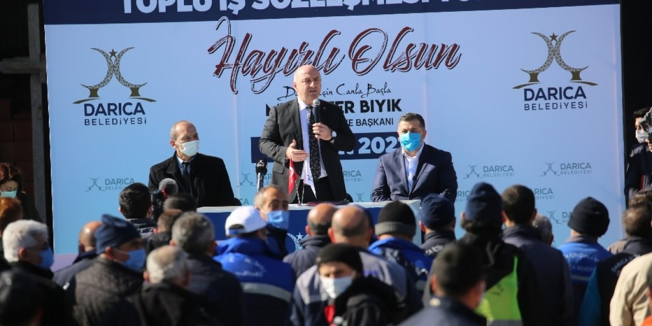 Darıca Belediyesi’nde Toplu İş Sözleşmesi İmzalandı